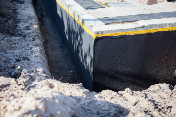 Residential Wet Basement Repair installation at a Lincoln, AL home by SJ Waterproofing Pros